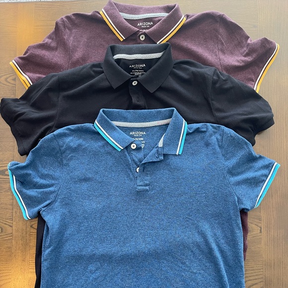 Bundle of 3 Arizona Jean Co boys XL HUSKY 18/20 Polos Excellent used condition - Picture 2 of 6